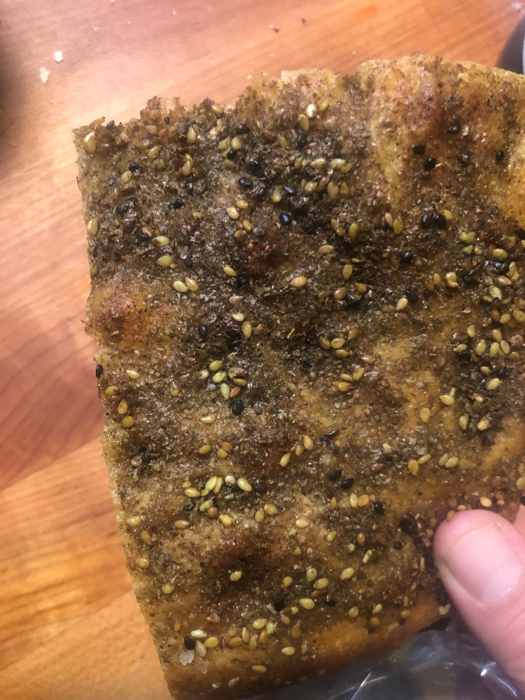 WED MAY 1st 4-pack Za'atar flatbread Porch Pick up 4pm-9pm OR Purplebrown Farm Store 4:30-6:30pm