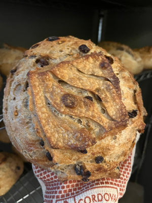 WED MARCH 19th Raisin Coriander Sourdough Porch Pick up 4pm-9pm OR Lee Road 5-9pm