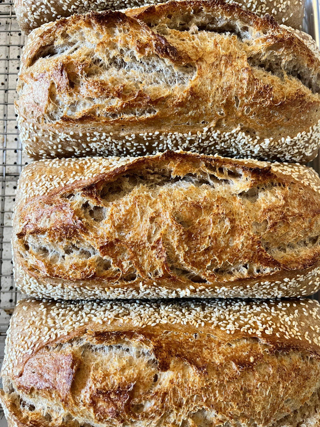 FRI JULY 26th sourdough sandwich bread - 10a-8pm Porch Pick up or purplebrown 10-5p