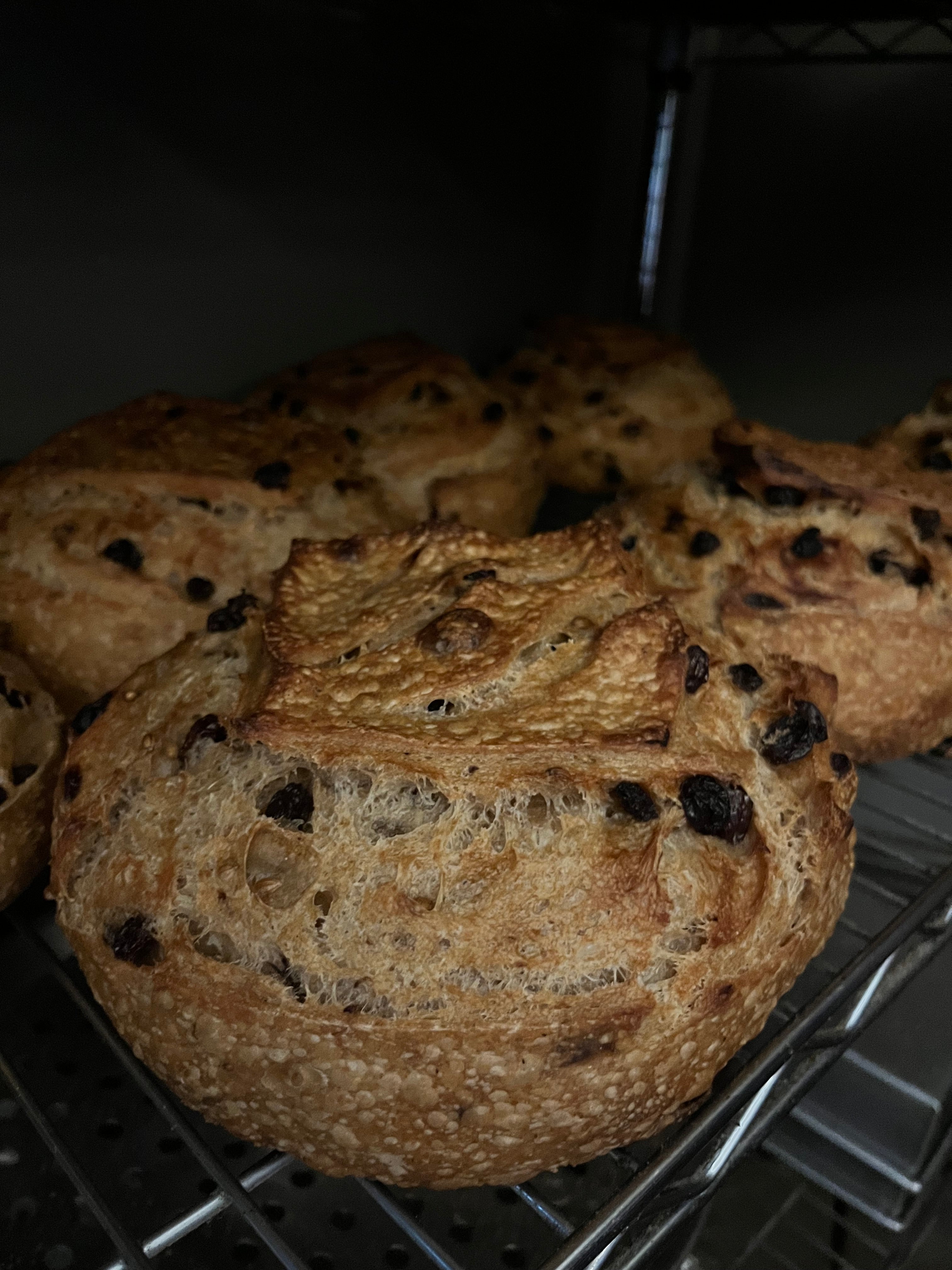 WED MARCH 19th Raisin Coriander Sourdough Porch Pick up 4pm-9pm OR Lee Road 5-9pm