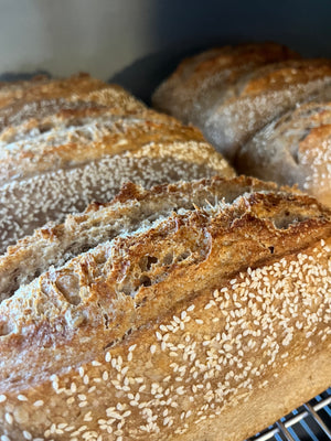 FRI SEPT 20th sourdough sandwich bread - 10a-8pm Porch Pick up or purplebrown 11-6